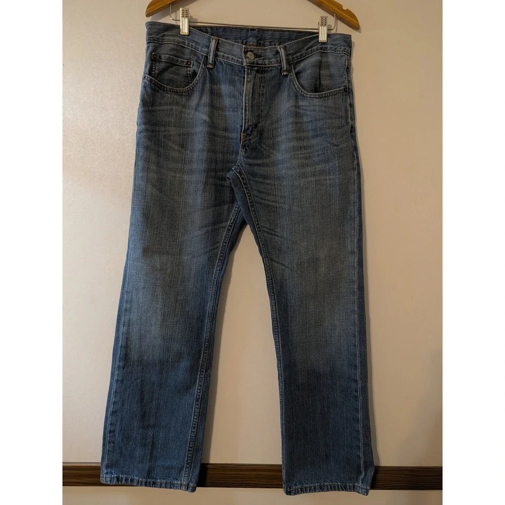 Levis 559 Relaxed Straight‎ Mens Jeans Medium Wash Blue Denim 33x30 00559-4258